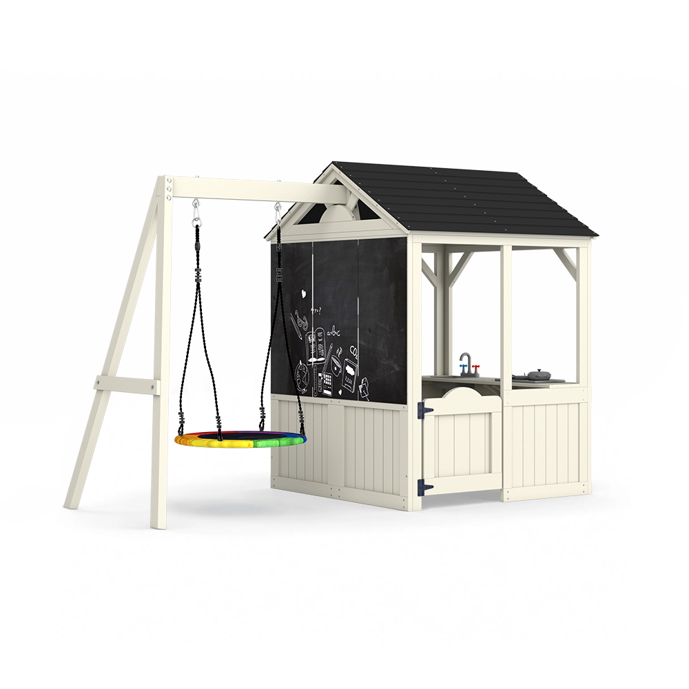 Kids Outdoor Wooden Playset - 정원 건물 가구 어린이 놀이집 놀이터