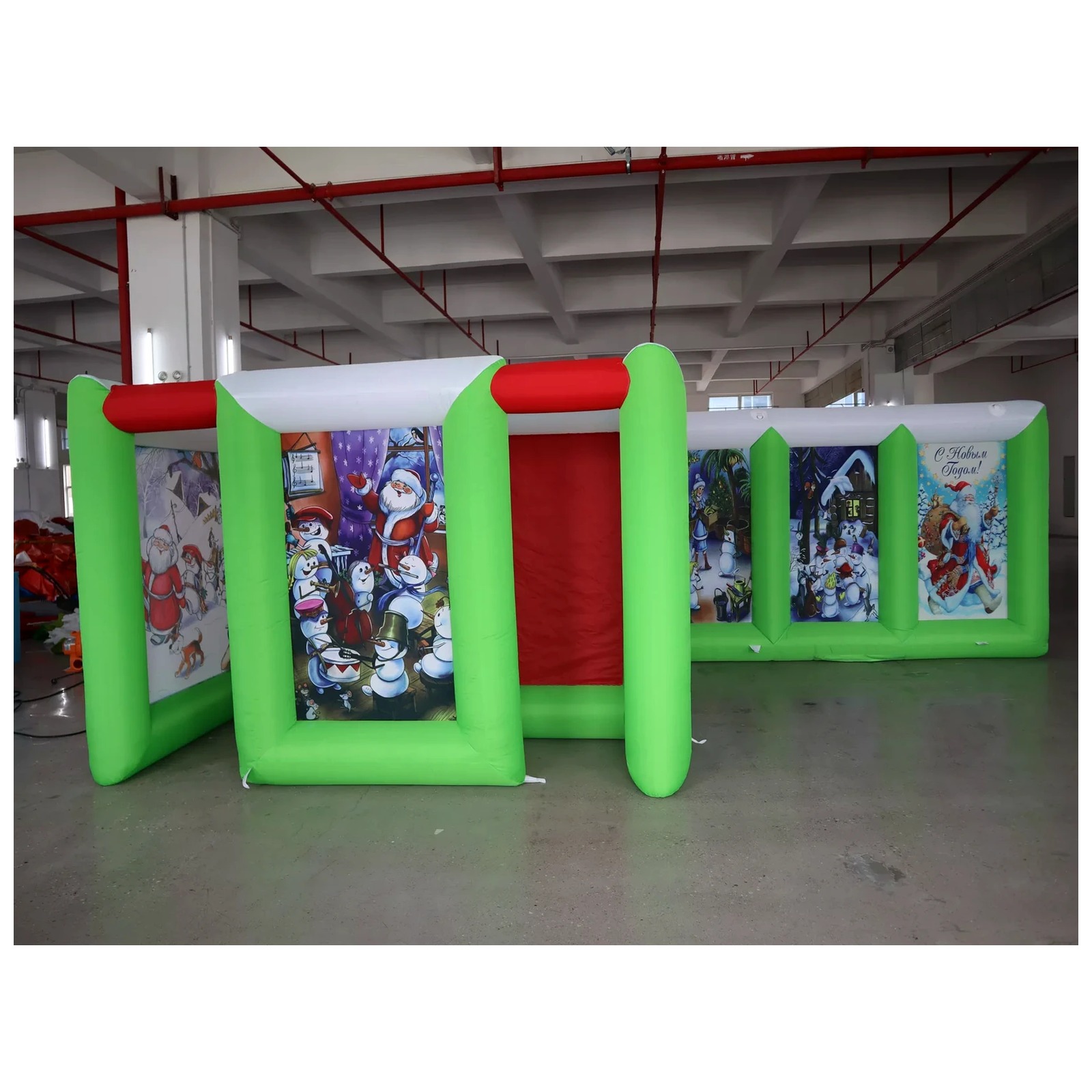 Kids Outdoor Party Venue - 대형 오픈탑 에어바운스 미로 6X6m 20X20ft