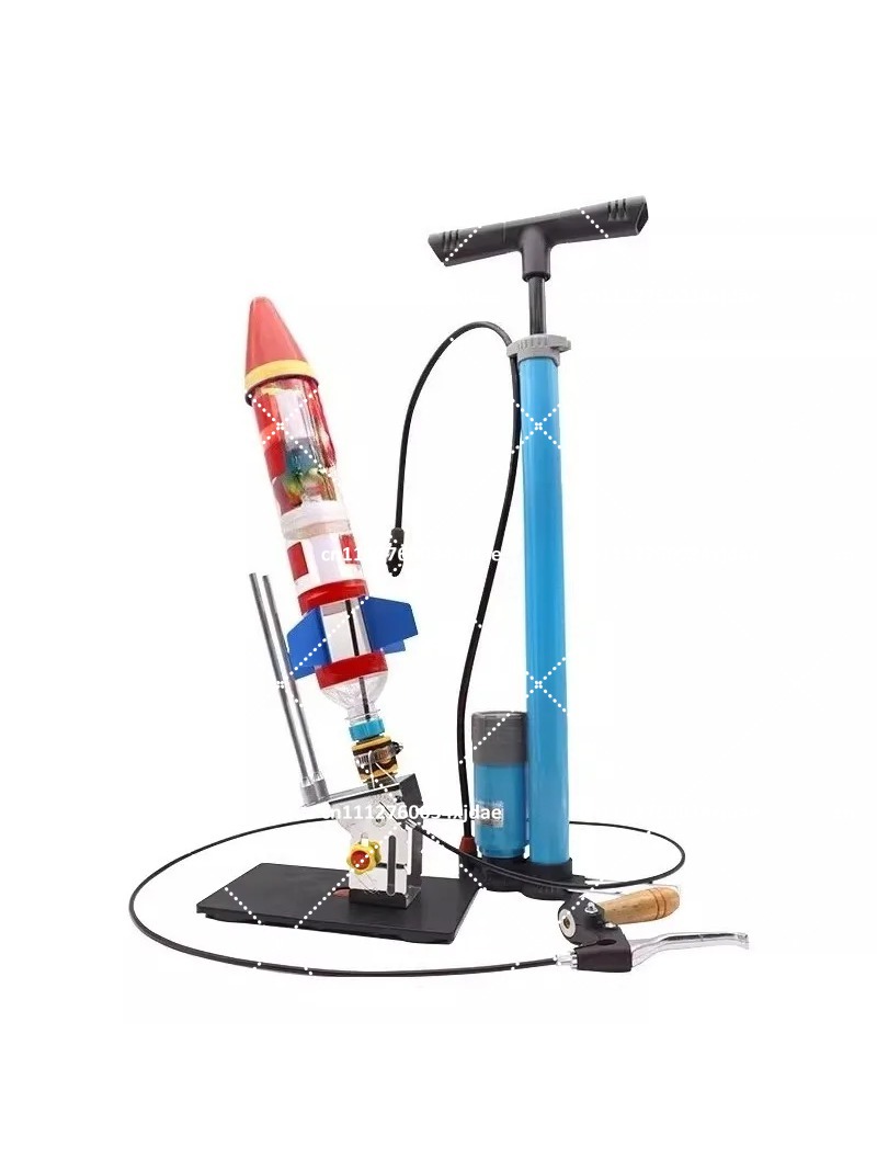 Kids Outdoor Wooden Playset - 수중 로켓 발사기와 낙하산, 어린이 야외