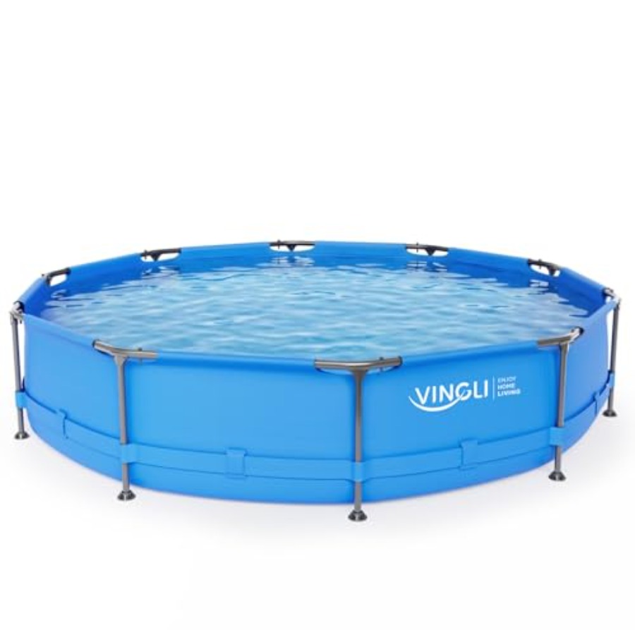 Kids Outdoor Pool - 뒷마당 야외용 이동식 금속 프레임 수영장,