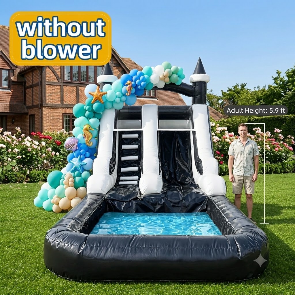 Kids Outdoor Water Slide - VANCEN (블로워 미포함) 상업용 PVC 에어바운스