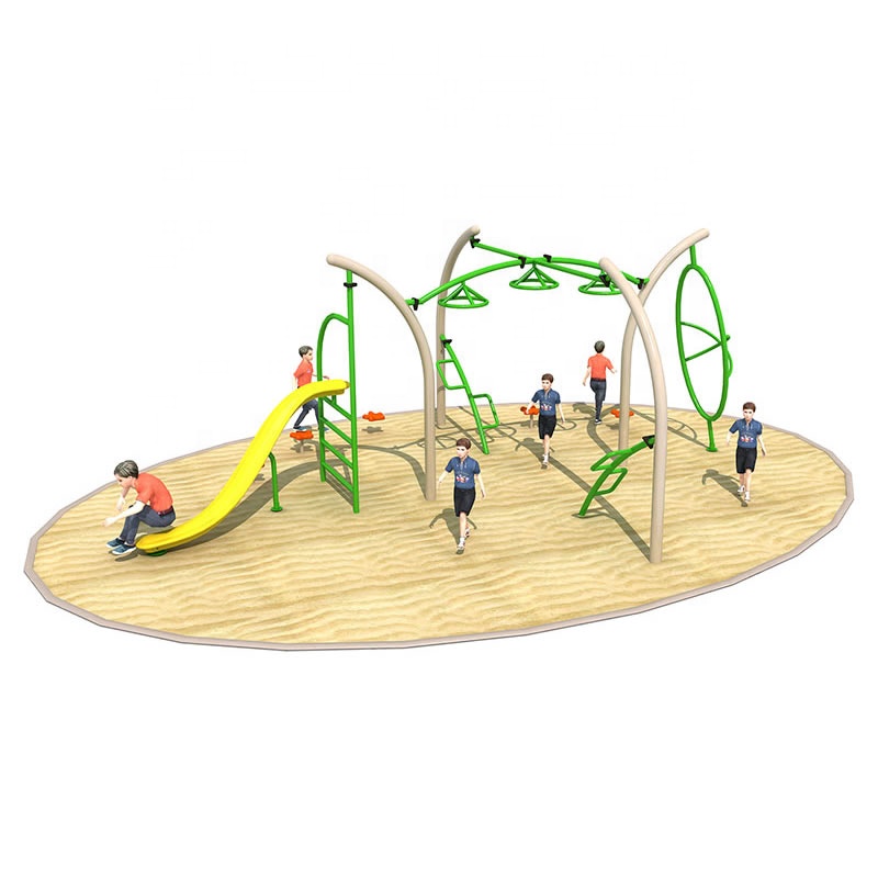 Kids Outdoor Climbing Wall - 어린이용 금속 몽키바, 야외 정글짐, 암벽등반