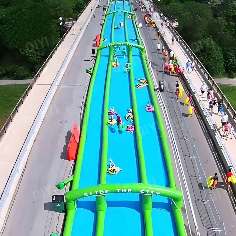 Kids Outdoor Water Slide - 상업용 대형 슬립앤슬라이드 풍선 워터슬라이드 -