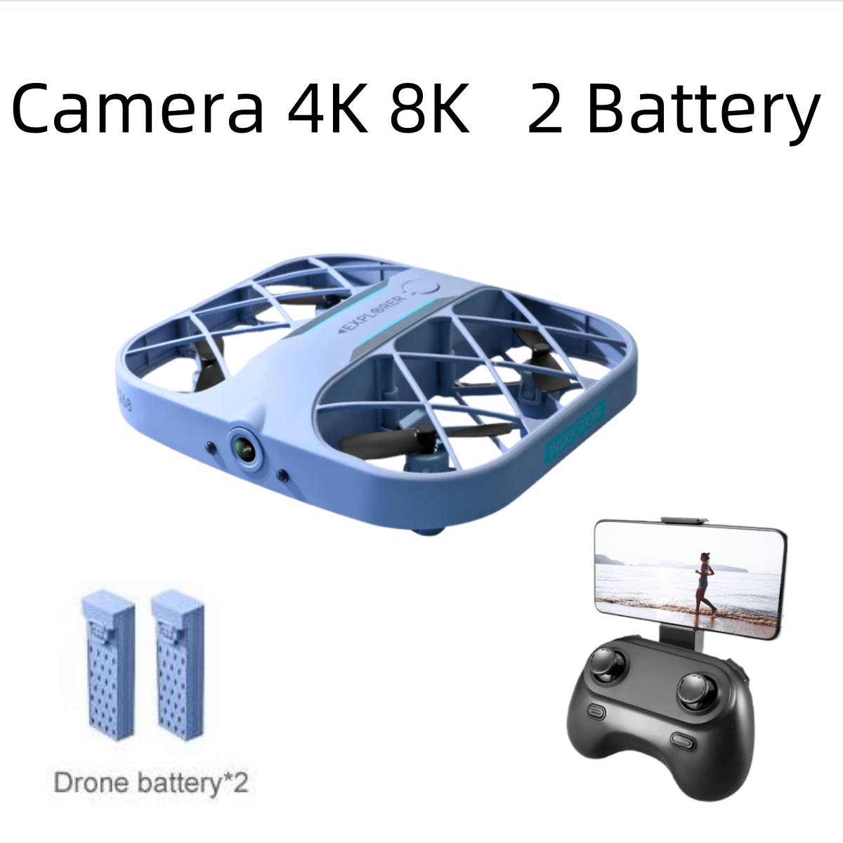 Kids Outdoor Toy Storage - JJRC H107 FPV RC 드론(배터리 2개
