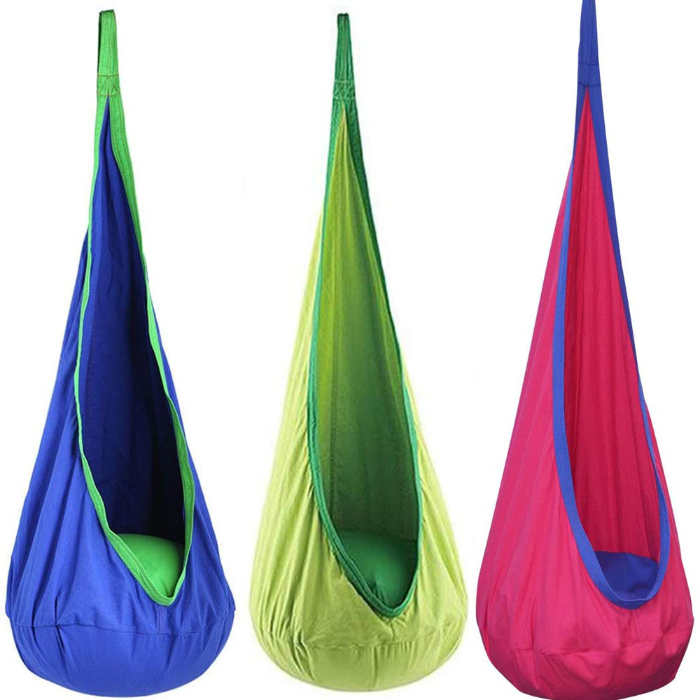 새로운 어린이 교수형 의자 휴대용 낙하산 천으로 스윙  - Kids Outdoor Hammock 리뷰 및 가격