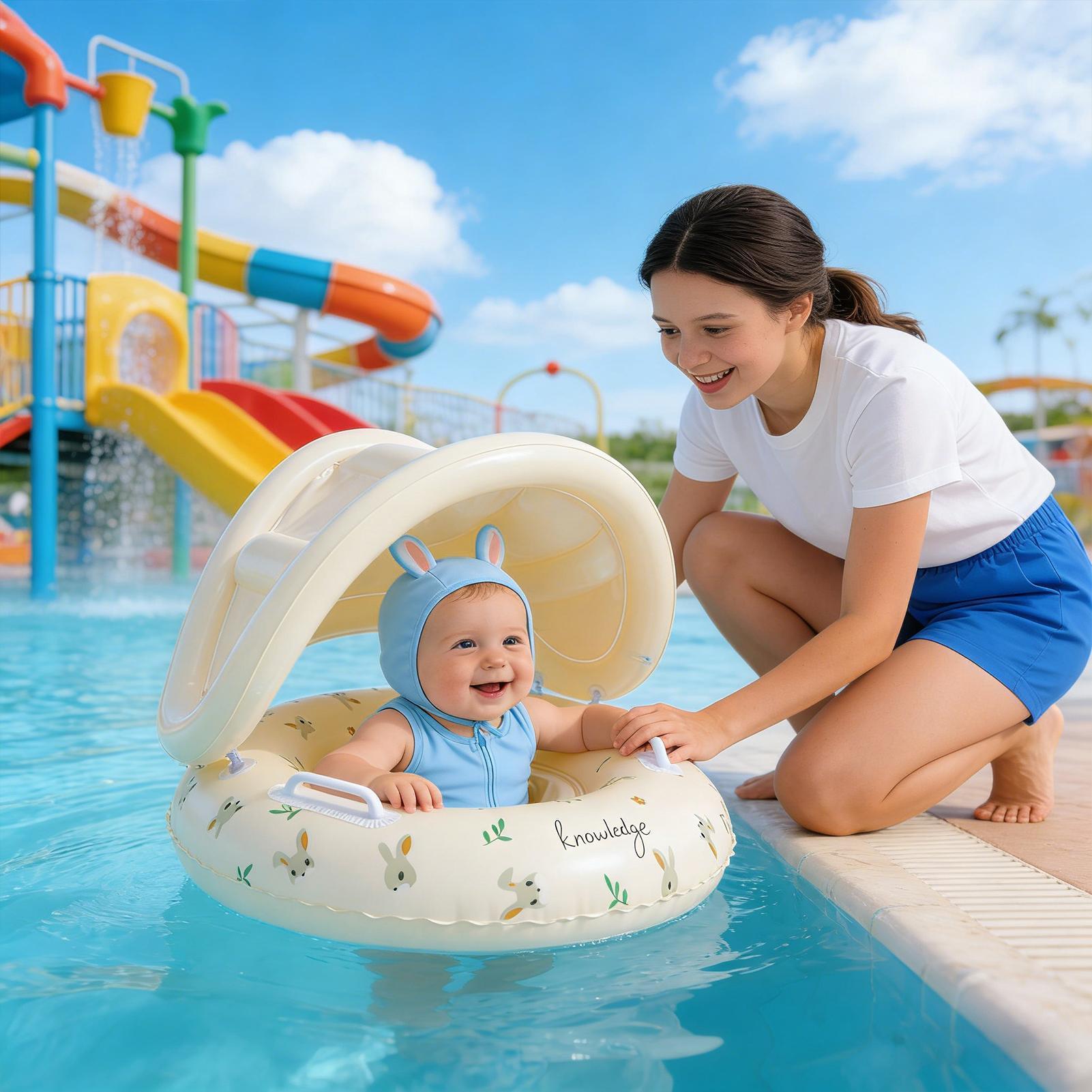 탈부착 가능한 차양 시트 링 키즈 풀 플로트, 해변 욕 - Kids Outdoor Activity Centre 리뷰 및 가격