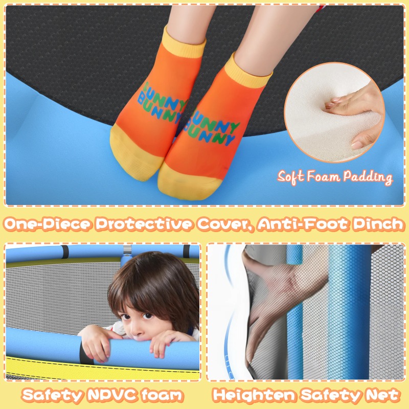 5피트 유아용 트램펄린 8-in-1 어린이 미니 트램펄 - Kids Outdoor Hammock 리뷰 및 가격