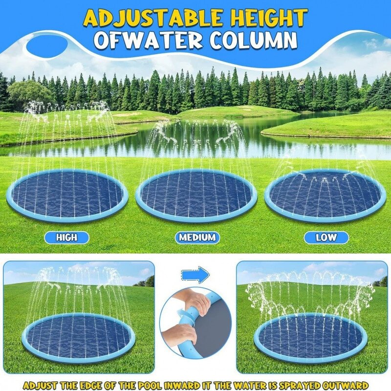 어린이 놀이 스프레이 매트 100/170cm 해변 풍선 - Kids Outdoor Activity Centre 리뷰 및 가격