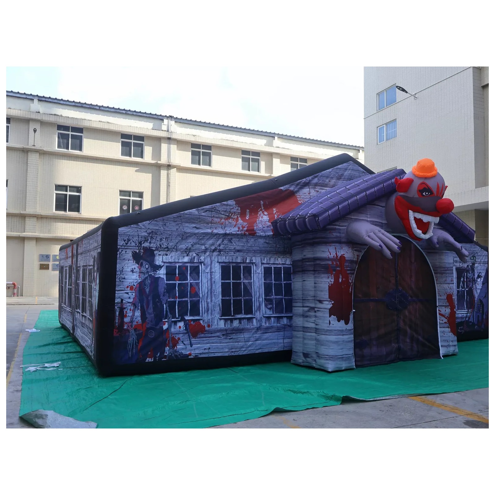 대형 회색 덮개형 에어바운스 미로 10X10m 33X3 - Kids Outdoor Party Venue 리뷰 및 가격