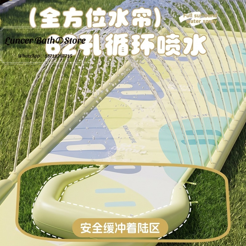 국경을 넘는 PVC 워터슬라이드 야외 서핑 슬라이드 가 - Outdoor Children'S Park 리뷰 및 가격