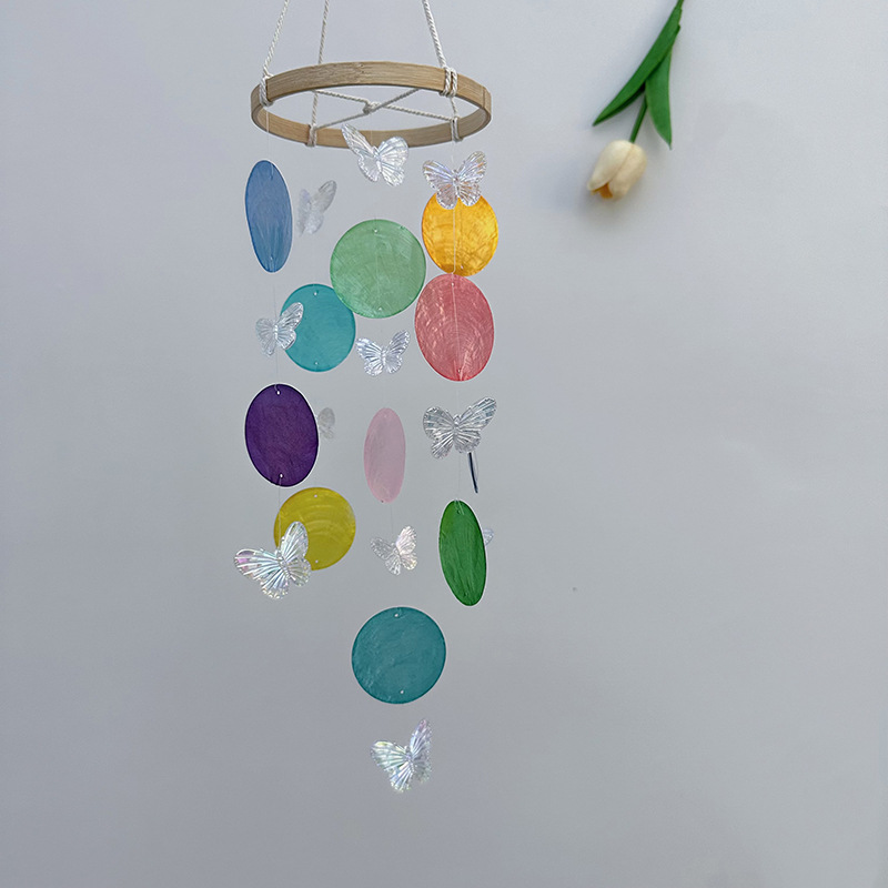 나비 조개 바람종 정원 실내외 DIY 걸이형 드림캐쳐  - Kids Outdoor Fairy Garden 리뷰 및 가격