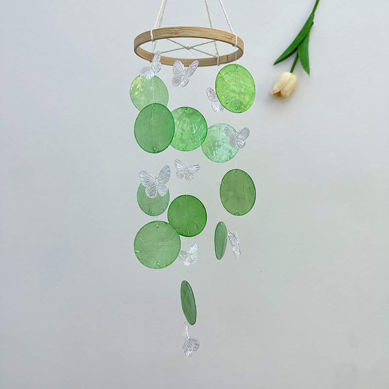 나비 조개 바람종 정원 실내외 DIY 걸이형 드림캐쳐  - Kids Outdoor Fairy Garden 리뷰 및 가격