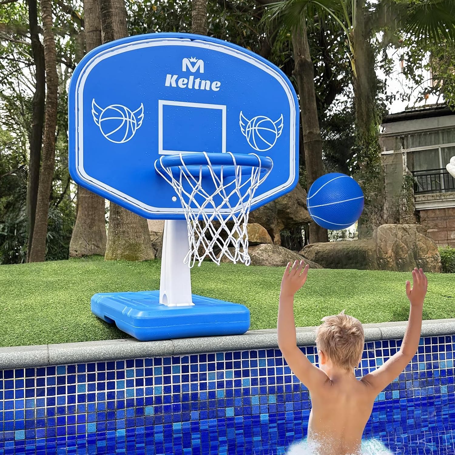 확장된 견고한 베이스가 있는 대형 수영장 농구대, 수영 - Kids Outdoor Pool 리뷰 및 가격