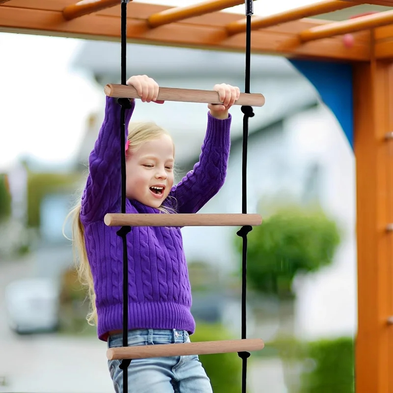 어린이 등반 로프 사다리 나무 그네 키즈 실내 야외 나 - Kids Outdoor Wooden Playset 리뷰 및 가격
