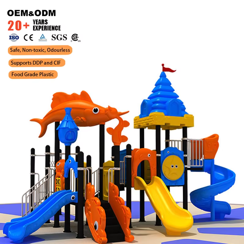 공장 직영 맞춤형 바다 테마 어린이 야외 놀이터 멀티  - Kids Outdoor Slide Set 리뷰 및 가격