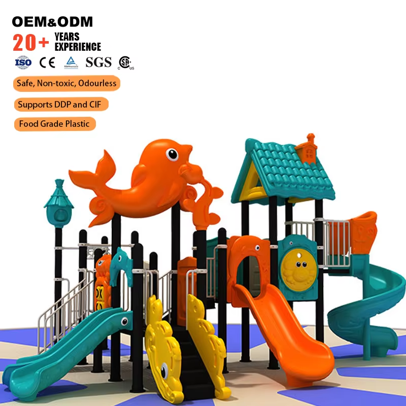 공장 직영 맞춤형 바다 테마 어린이 야외 놀이터 멀티  - Kids Outdoor Slide Set 리뷰 및 가격