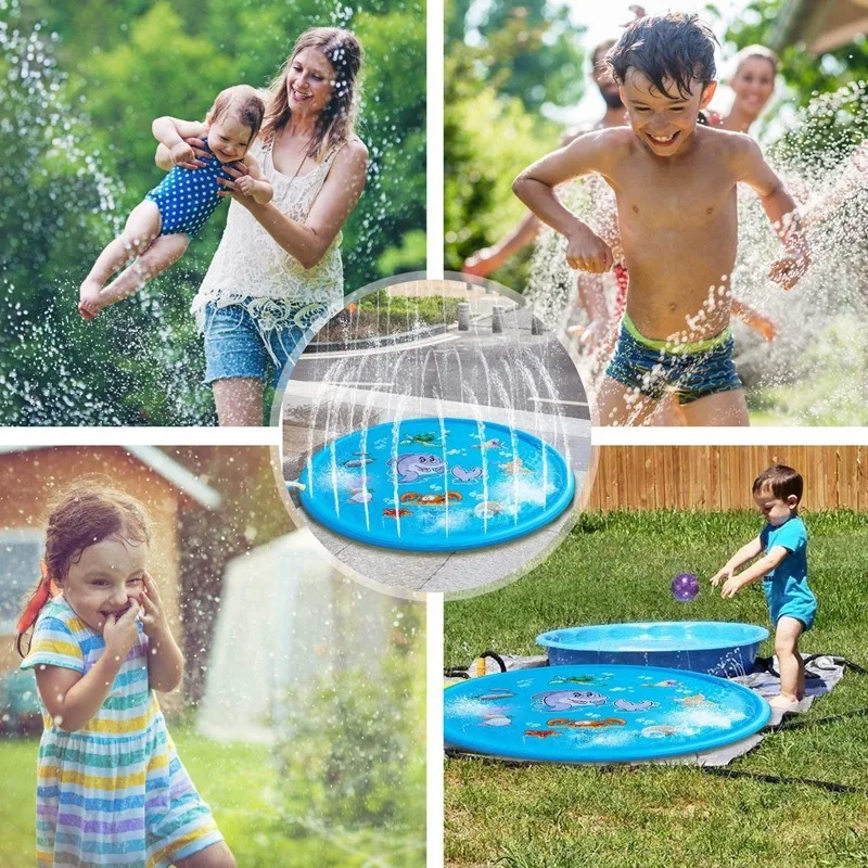 돌고래 상어 공룡 무지개 물 스프레이 매트 어린이 야외 - Kids Outdoor Activity Centre 리뷰 및 가격