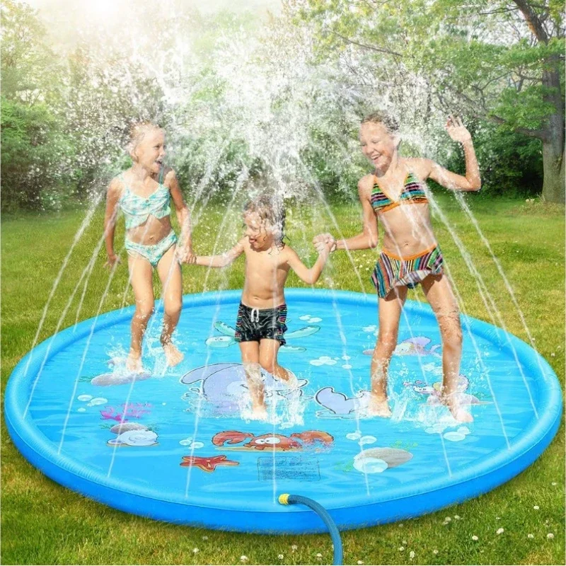 100/170cm 어린이 놀이용 인플레이터블 워터 스프 - Kids Outdoor Activity Centre 리뷰 및 가격