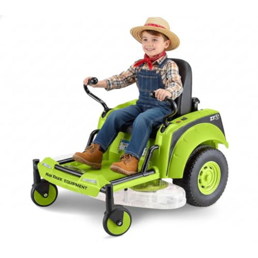 키드 트랙스 12V 제로턴 잔디깎이 유아용 장난감 -  - Kids Outdoor Lawn Mower 리뷰 및 가격