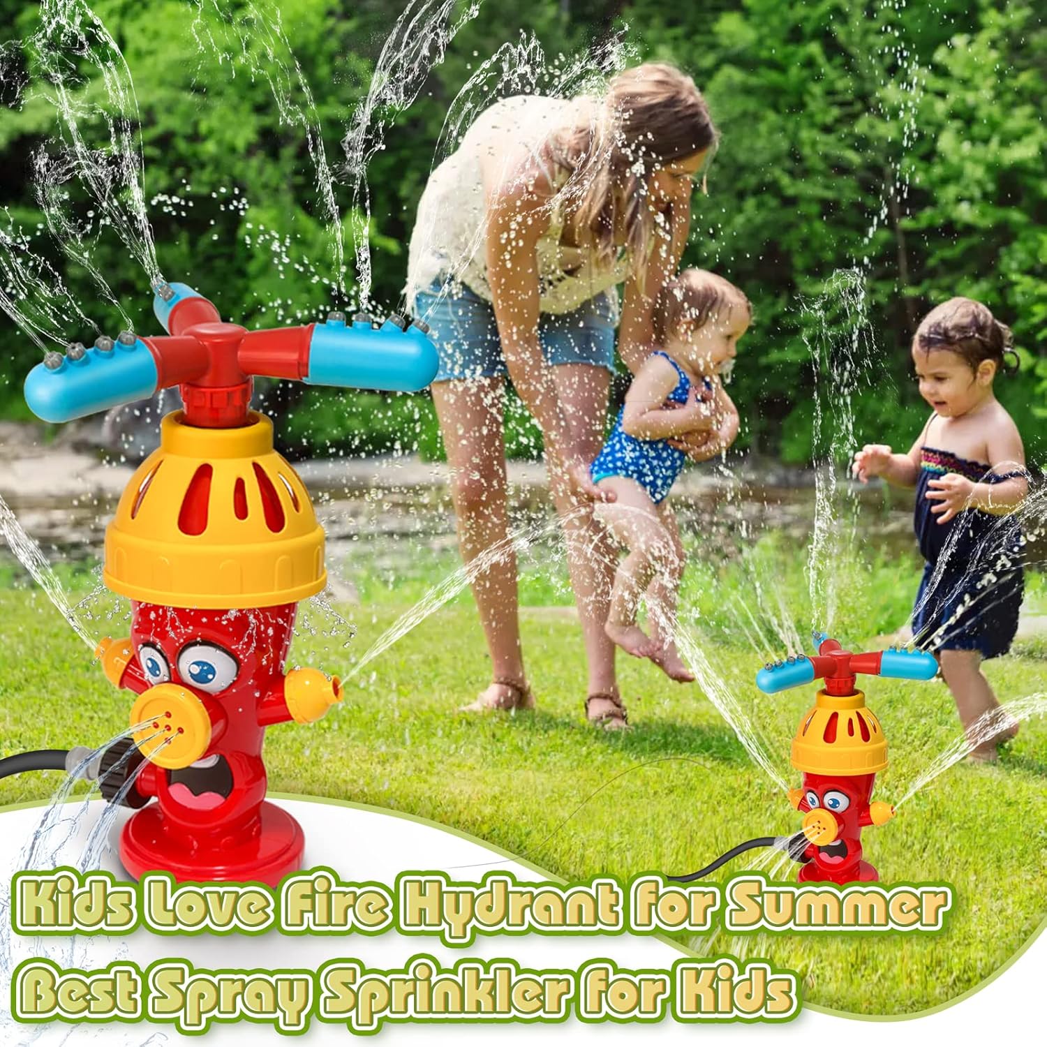 하이드런트 스프링클 물 분사 장난감 뒷마당 정원 야외  - Kids Outdoor Yard Tools 리뷰 및 가격