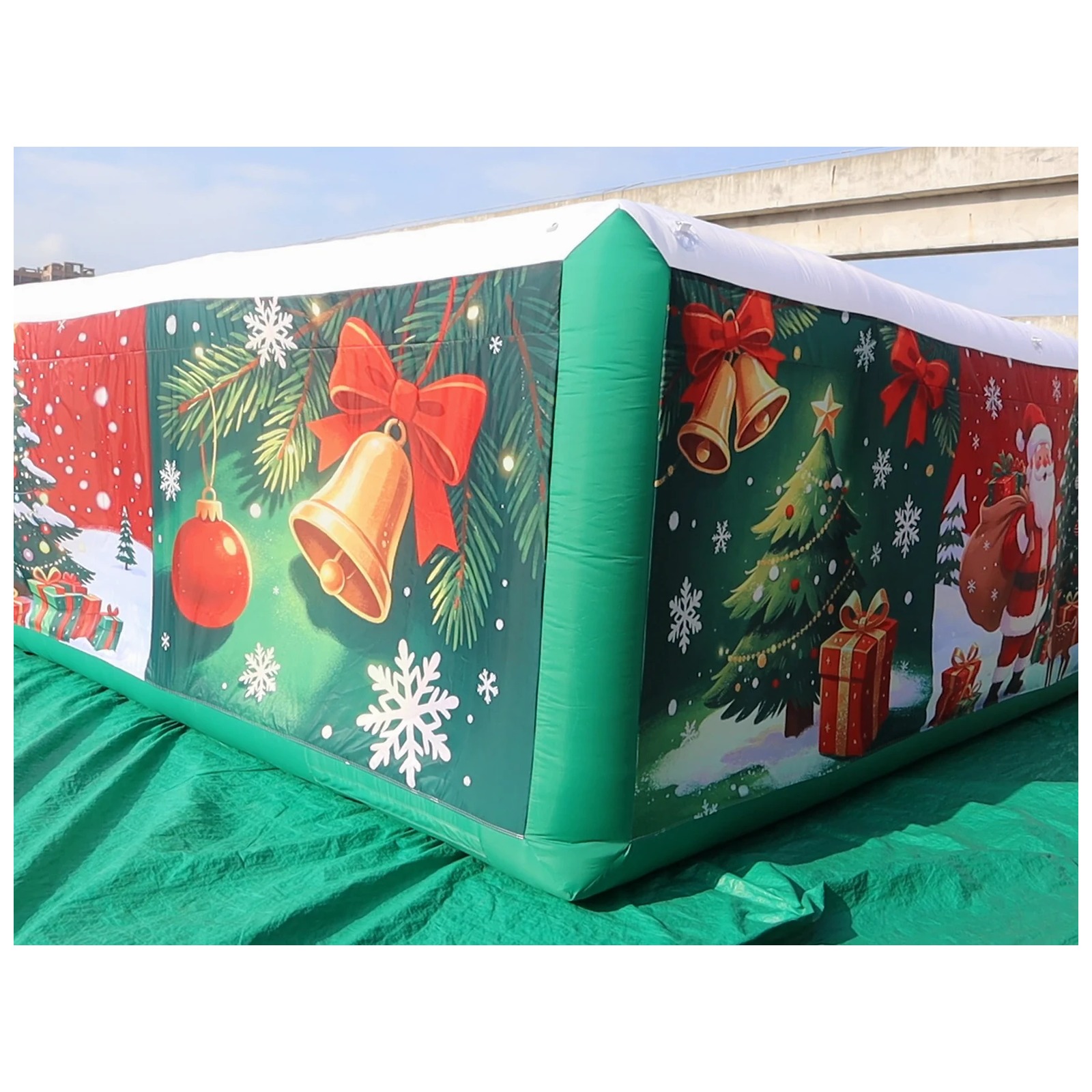 상업용 대형 에어바운스 미로 6X20m 20X66ft  - Kids Outdoor Party Venue 리뷰 및 가격