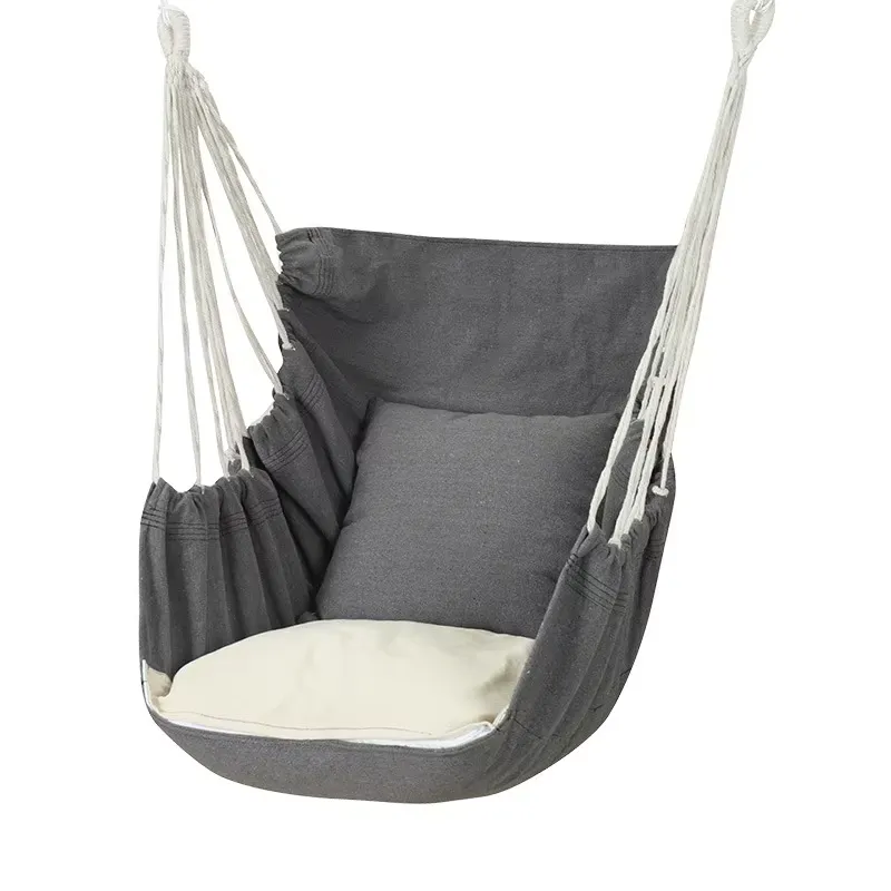 캔버스 해먹 스윙 의자 (베개 포함) 실내외용 행잉 스 - Kids Outdoor Hammock 리뷰 및 가격