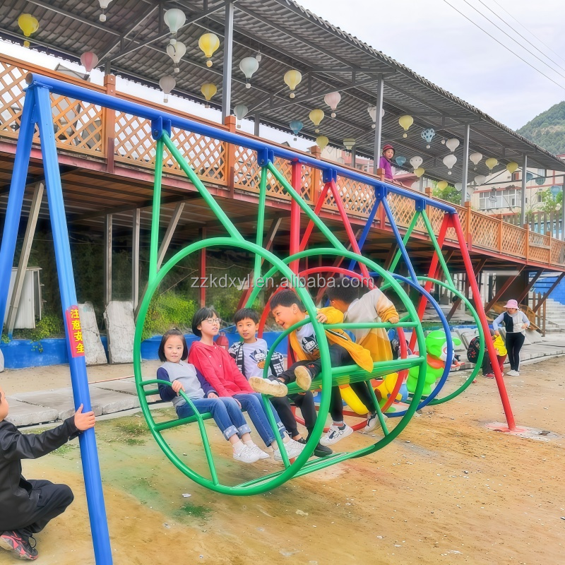 놀이공원 놀이기구, 금속 야외 해피 스윙, 행잉 체어, - Outdoor Children'S Park 리뷰 및 가격