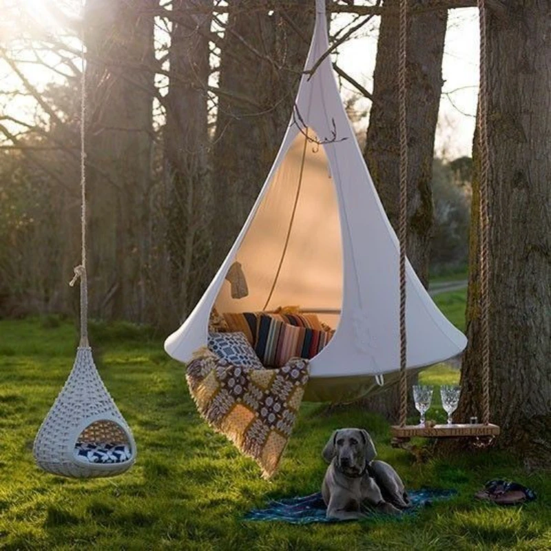 어린이 스윙 야외 정원 캠프 해먹 나무 텐트 어린이 의 - Kids Outdoor Hammock 리뷰 및 가격