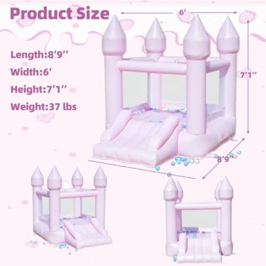 3-6세 어린이용 PVC 에어바운스 하우스 (송풍기 슬 - Kids Outdoor House 리뷰 및 가격