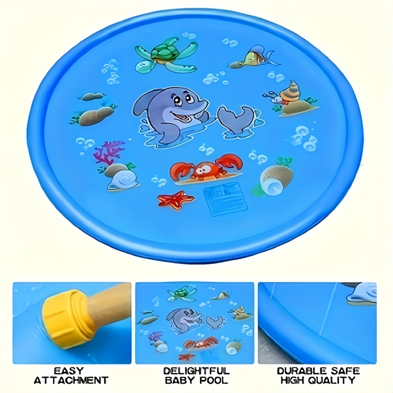 어린이 놀이 스프레이 매트 100cm 해변 풍선 물 스 - Kids Outdoor Activity Centre 리뷰 및 가격